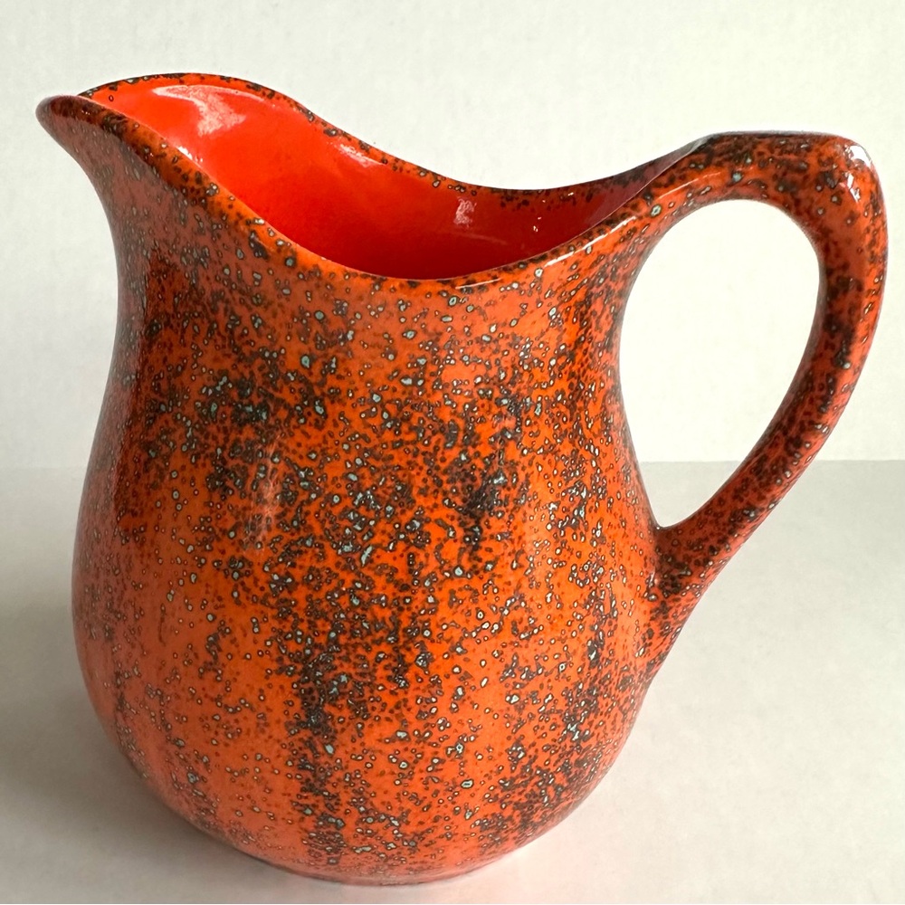 Speckled & Glazed Ceramic Pitcher